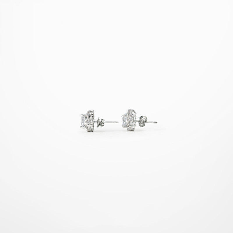 Trendy Unisex Diamond And Rhinestone Stud Earrings