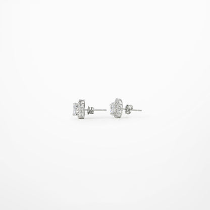 Trendy Unisex Diamond And Rhinestone Stud Earrings