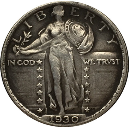 1916 Antique Quarter Coin
