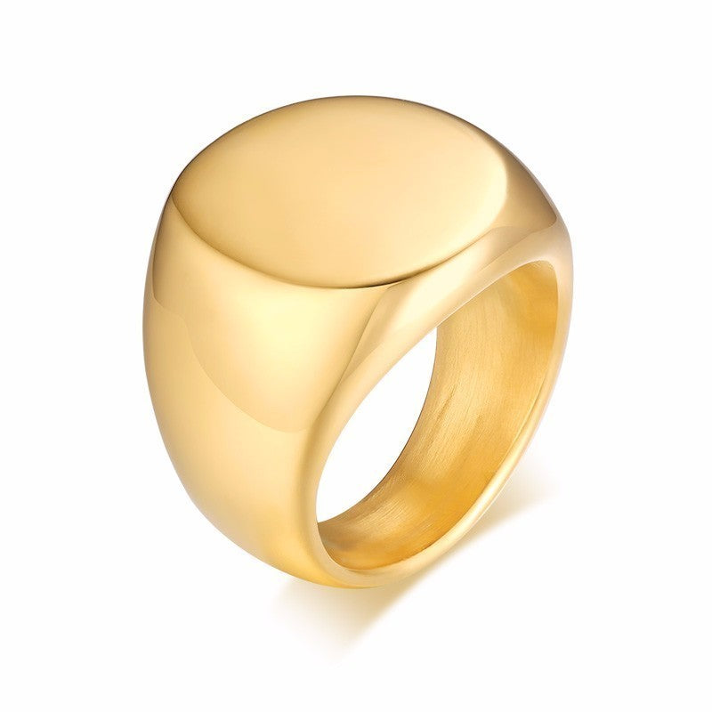 18k gold plated Men Fashion Ring